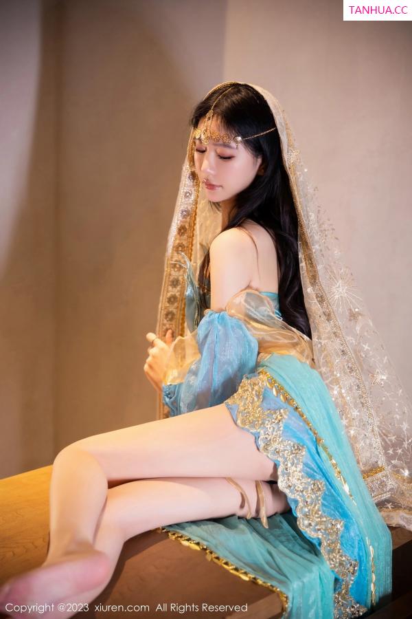   [XiuRen]高清写真图 2023.10.07 No.7469 幼幼 西域舞娘 美腿第37张图片